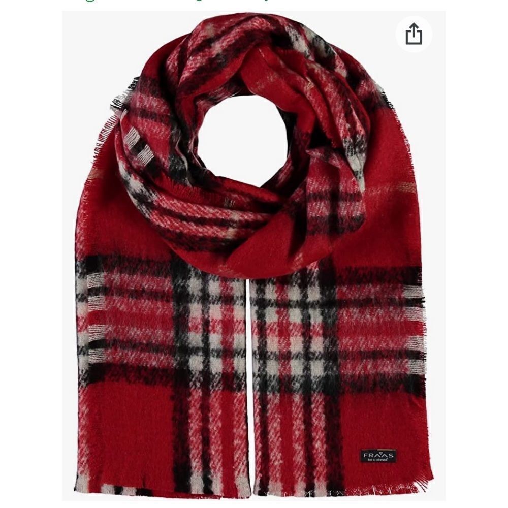 NWOT! Fraas Plaid Scarf/Wrap!